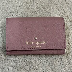 Kate Spade Beige and Pink Cardholder - Excellent Condition